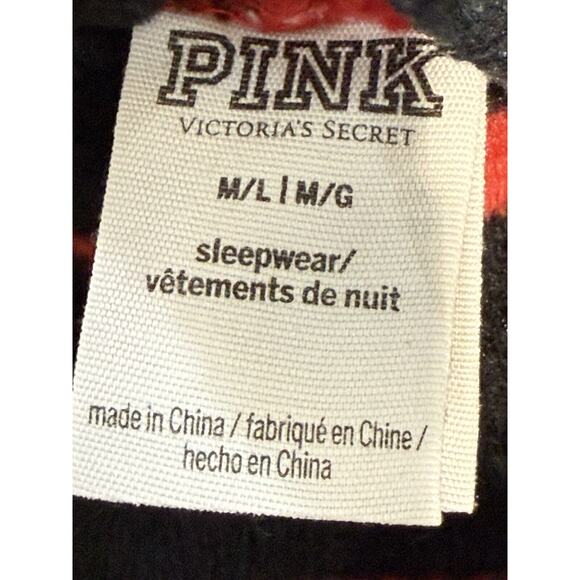 Victoria Secret Pink Fluffy Sleepwear Size M/L - Picture 3 of 3